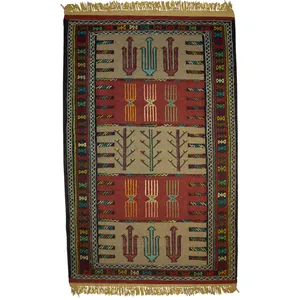 گلیم دستبافت دو متری کد 980778