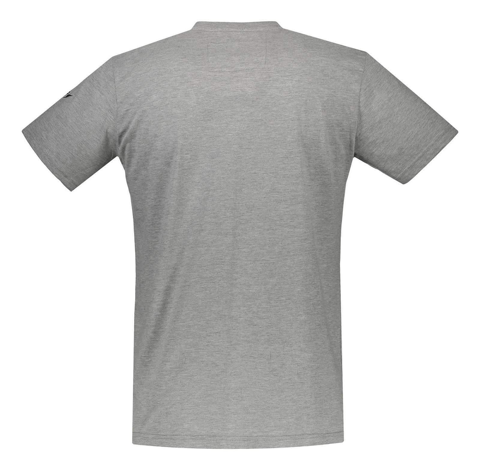 تی شرت نخی یقه گرد مردانه - تچر - طوسي  - 3