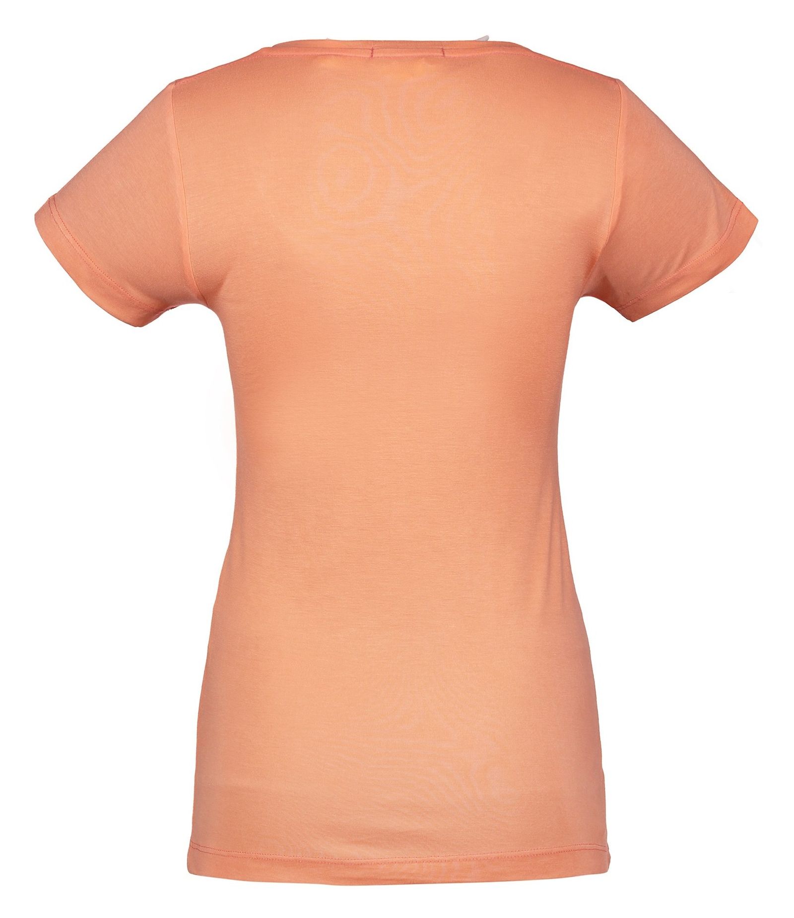 تی شرت ویسکوز یقه گرد زنانه - آر اِن اِس - نارنجي - 3