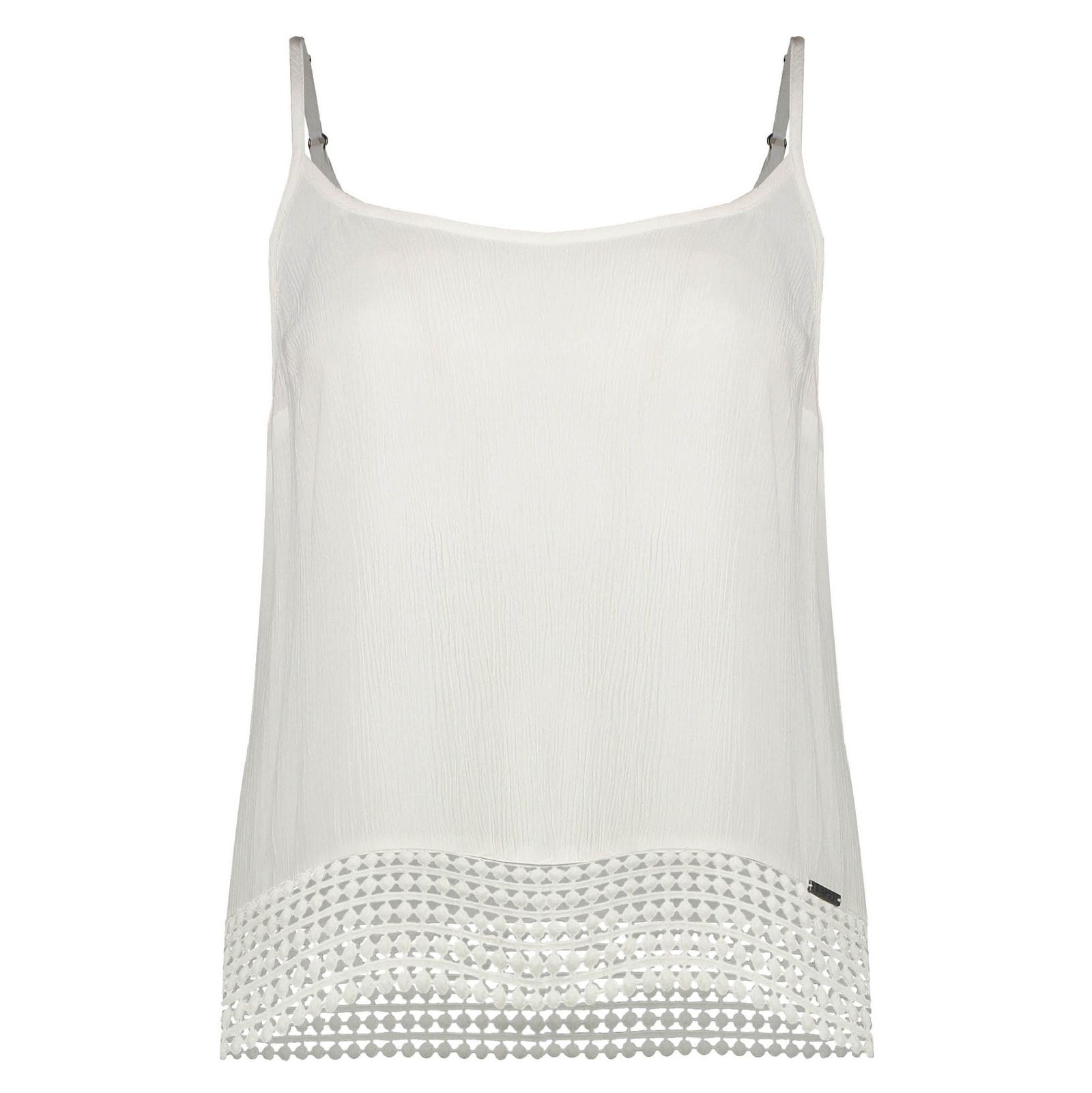 تاپ ویسکوز یقه گرد زنانه CASTAWAY LACY CAMI - سوپردرای - سفيد - 2