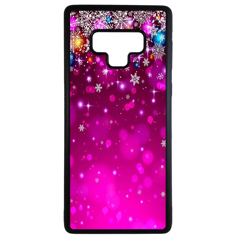 کاور طرح برف بنفش کد 11050360 مناسب برای گوشی موبایل سامسونگ galaxy note 9