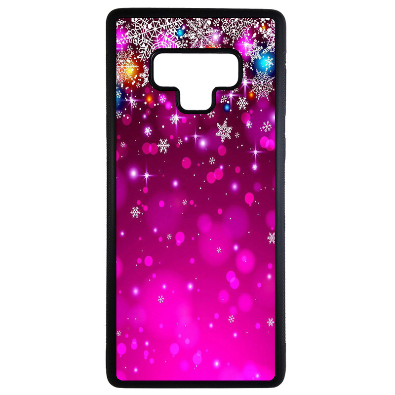 کاور طرح برف بنفش کد 11050360 مناسب برای گوشی موبایل سامسونگ galaxy note 9