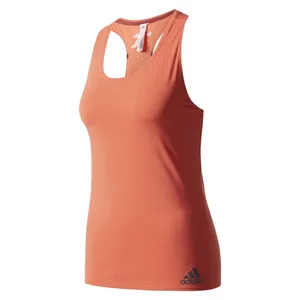 تاپ ورزشی یقه گرد زنانه Climachill Striped - آدیداس