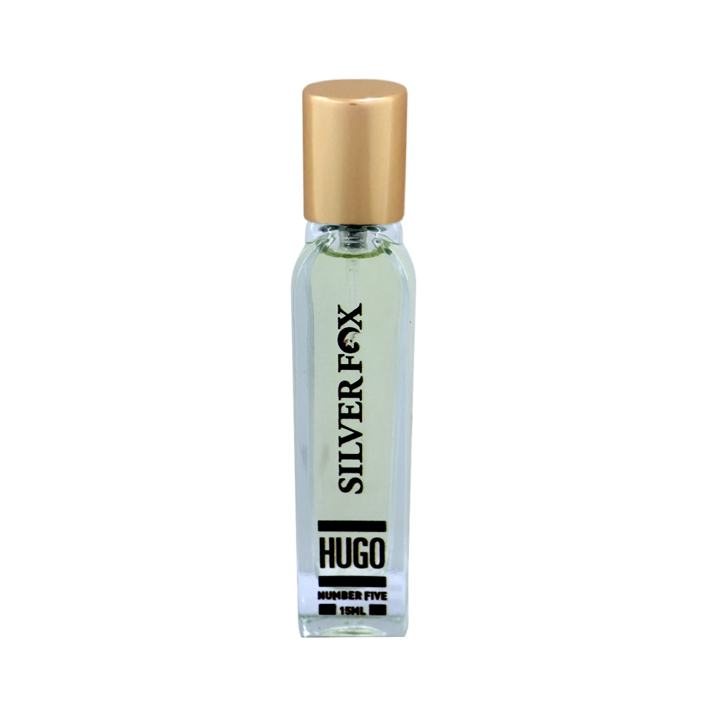 عطر جیبی مردانه سیلور فاکس مدل Hugo حجم 15 میلی لیتر