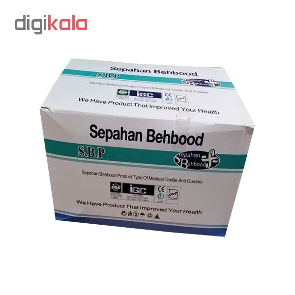 عکس شماره 2 : گاز استریل سپاهان بهبود مدل sb10 بسته 150 عددی
