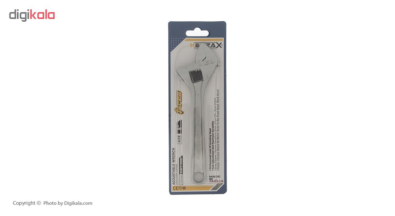 آچار فرانسه کنزاکس مدل KWT-408 سایز 8 اینچ آچار فرانسه کنزاکس مدل KWT-408 سایز 8 اینچ