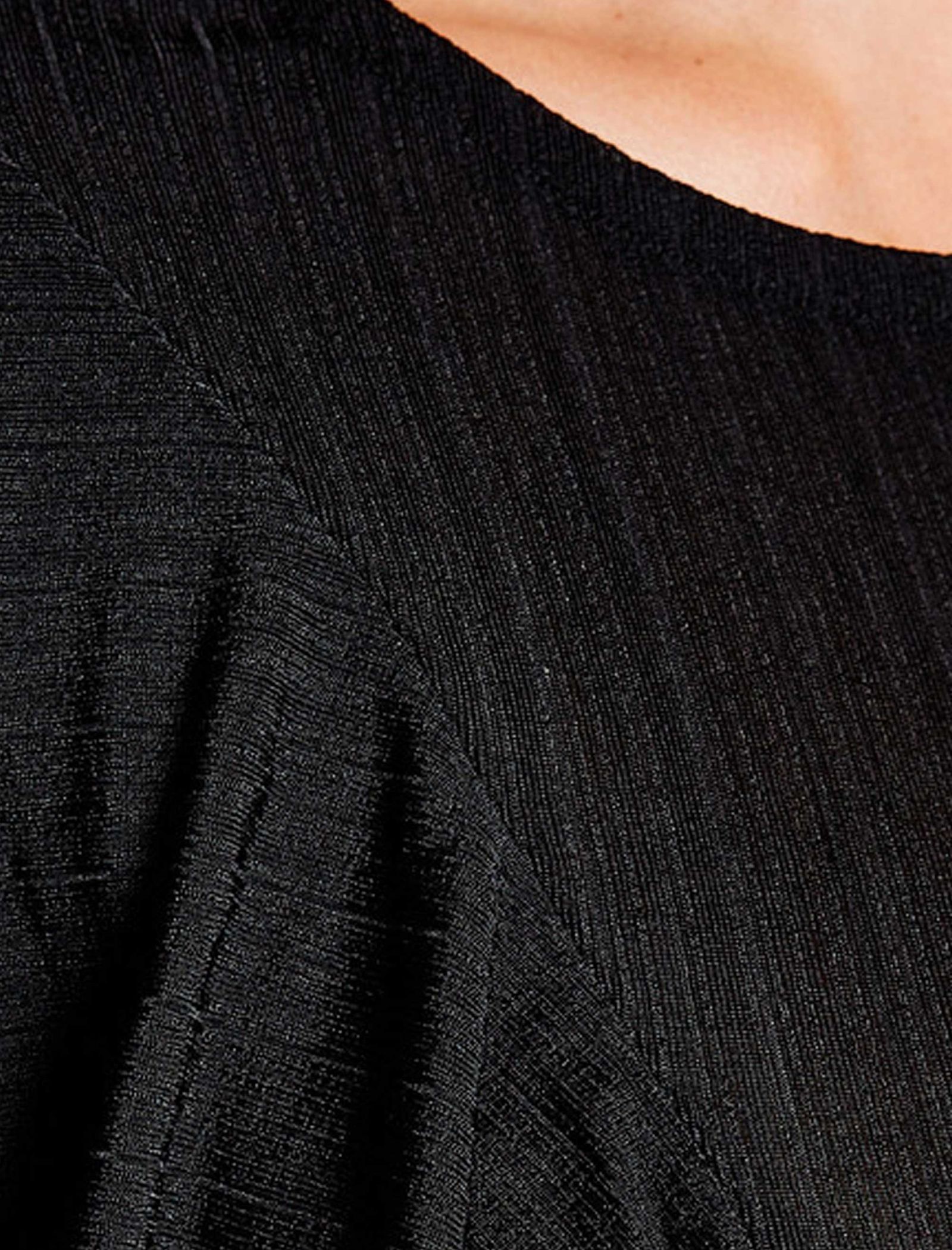 تی شرت یقه گرد زنانه - کوتون - مشکي - 5
