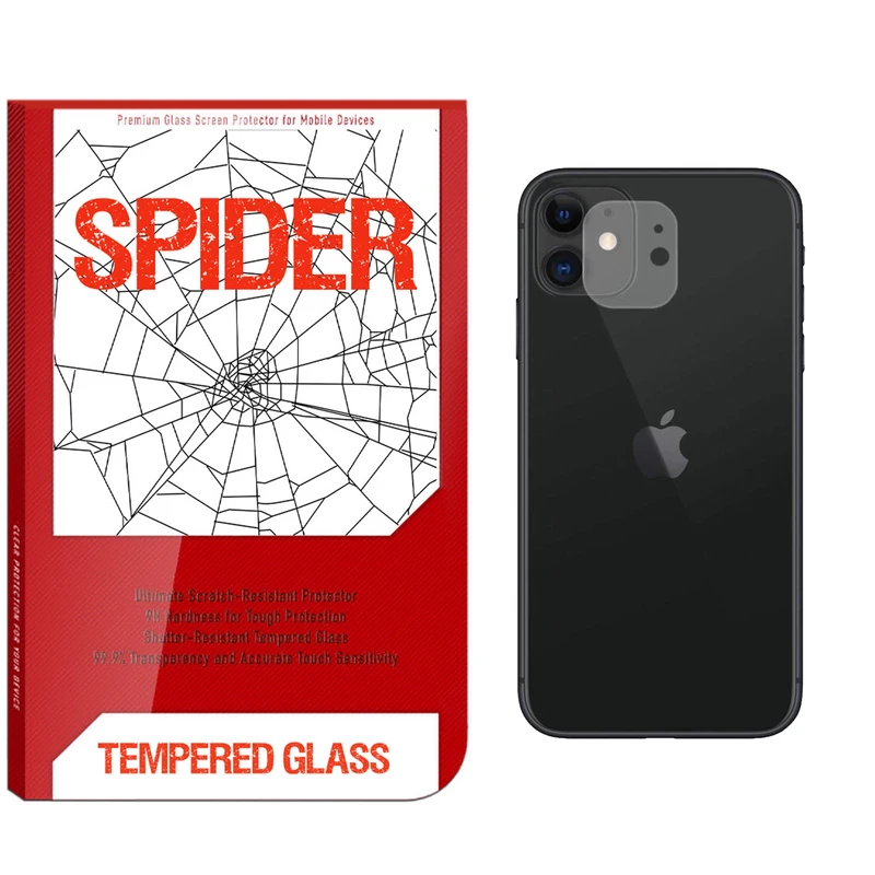 محافظ لنز دوربین اسپایدر مدل SDS-022 مناسب برای گوشی موبایل اپل iPhone 11 