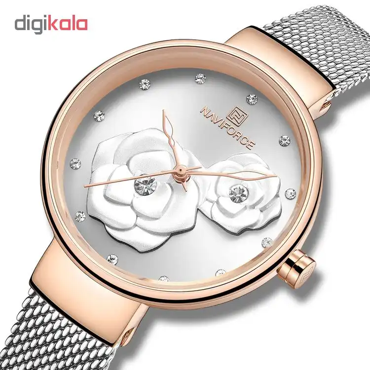 ساعت مچی عقربه ای زنانه نیوی فورس کد NF5013L