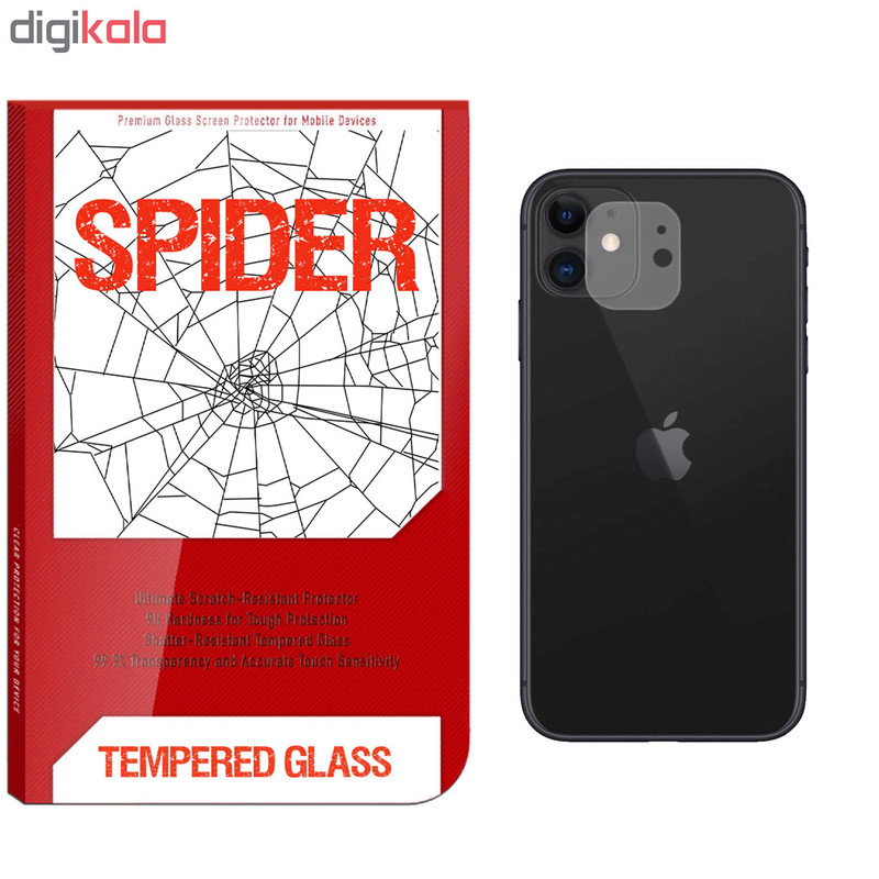 محافظ لنز دوربین اسپایدر مدل SDS-022 مناسب برای گوشی موبایل اپل iPhone 11
