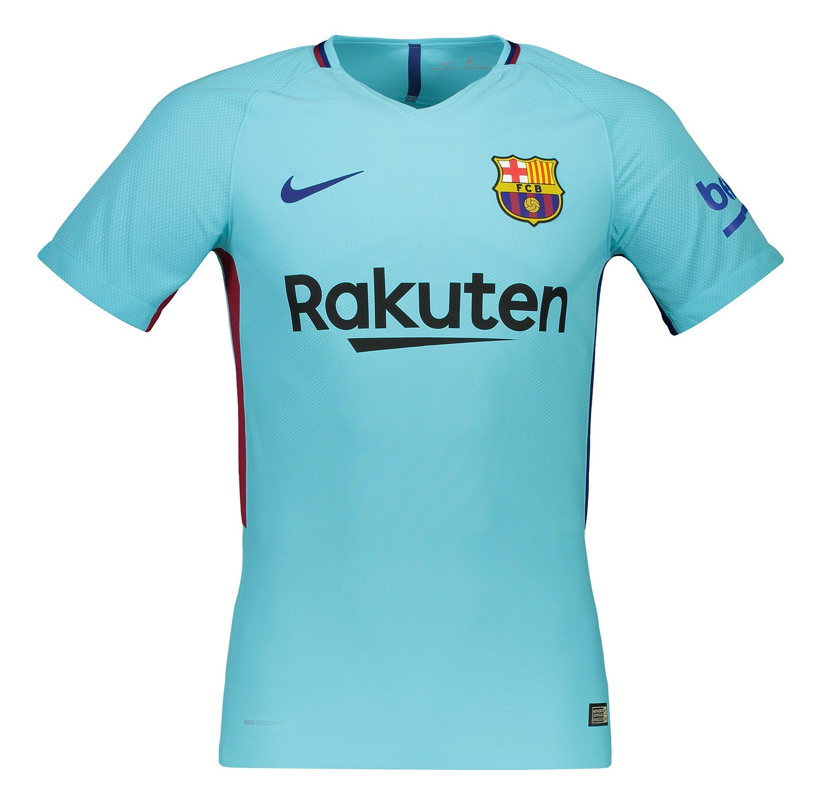 تی شرت ورزشی نخی آستین کوتاه مردانه FC Barcelona Vapor Match Away - نایکی