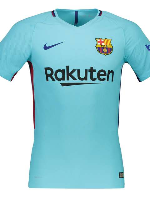 تی شرت ورزشی نخی آستین کوتاه مردانه FC Barcelona Vapor Match Away - نایکی