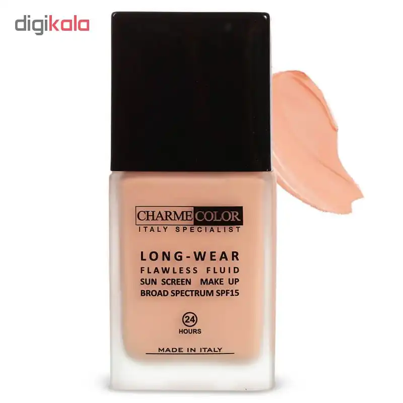 کرم پودر چارم کالر مدل Long Wear شماره 100 حجم 30 میلی لیتر