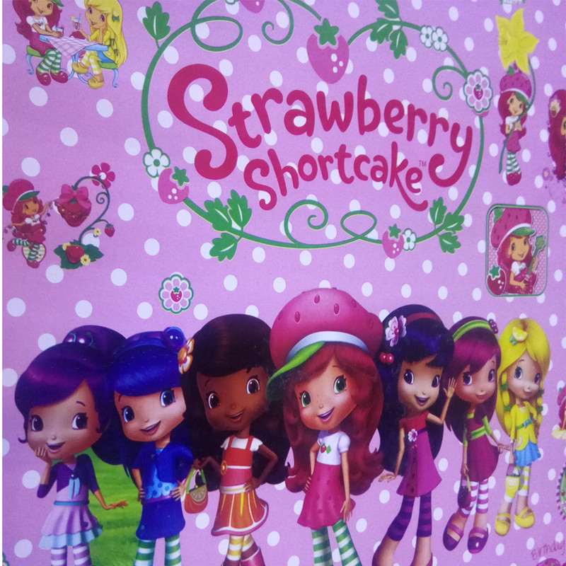 کاغذ کادو طرح Strawberry بسته 5 عددی