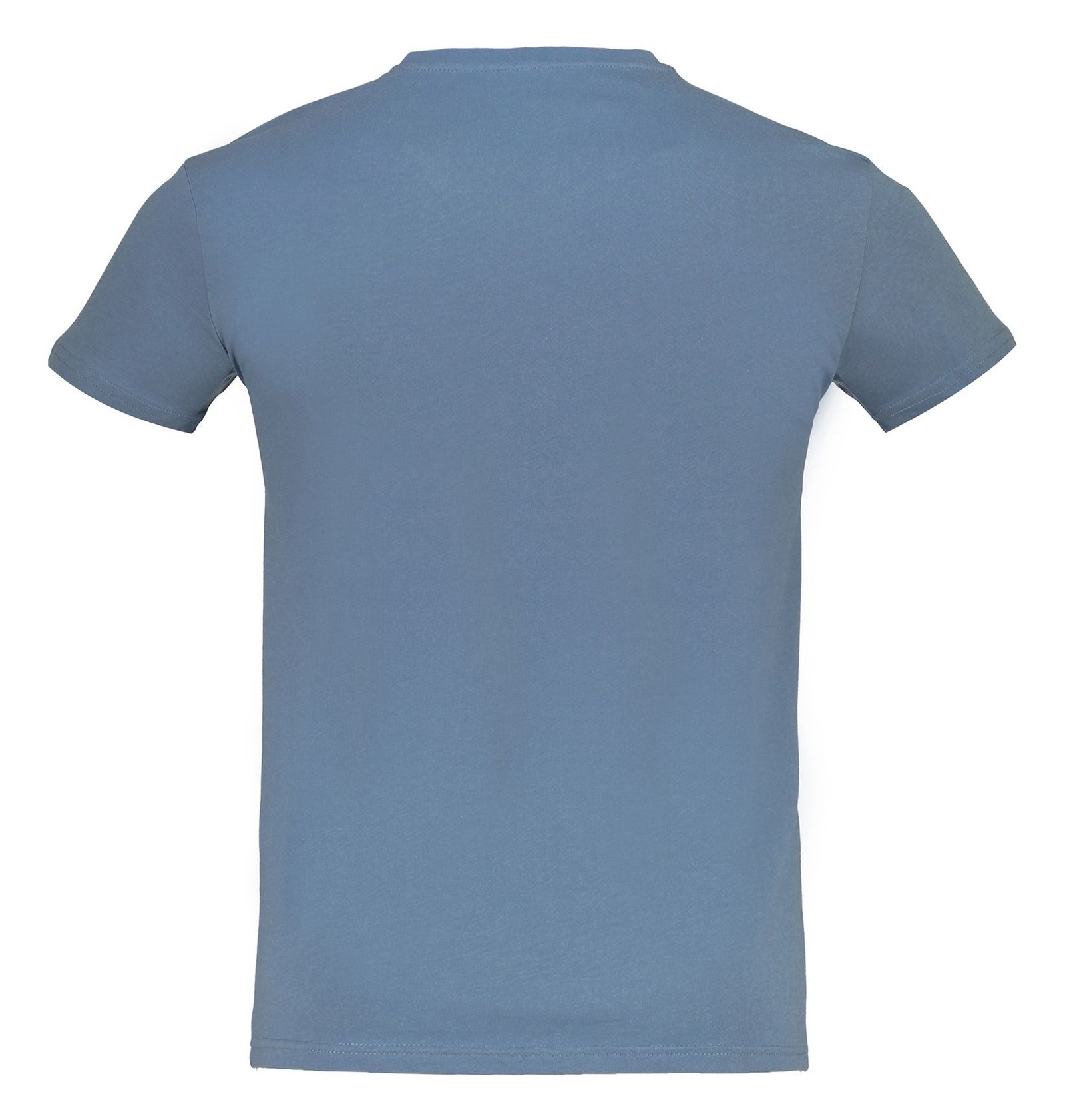 تی شرت نخی یقه هفت مردانه - کوتون - آبي - 3