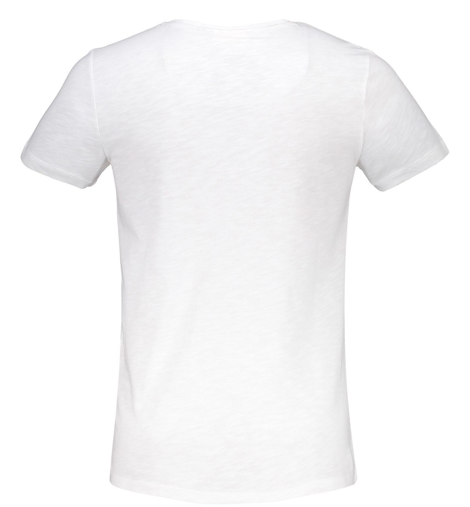 تی شرت نخی یقه گرد مردانه - ال سی وایکیکی - سفيد - 3
