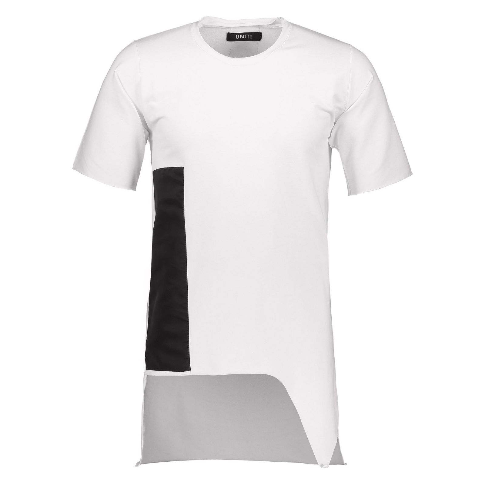 تی شرت ویسکوز یقه گرد مردانه Memory - یونیتی - سفيد - 1