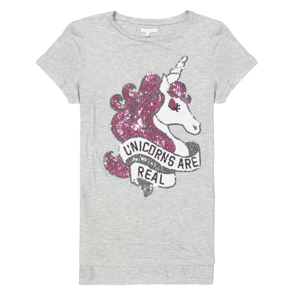 تی شرت ویسکوز یقه گرد دخترانه - بلوزو