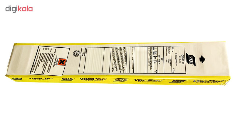 الکترود جوشکاری ایساب کد OK67.15 وزن 1.7 کیلوگرم