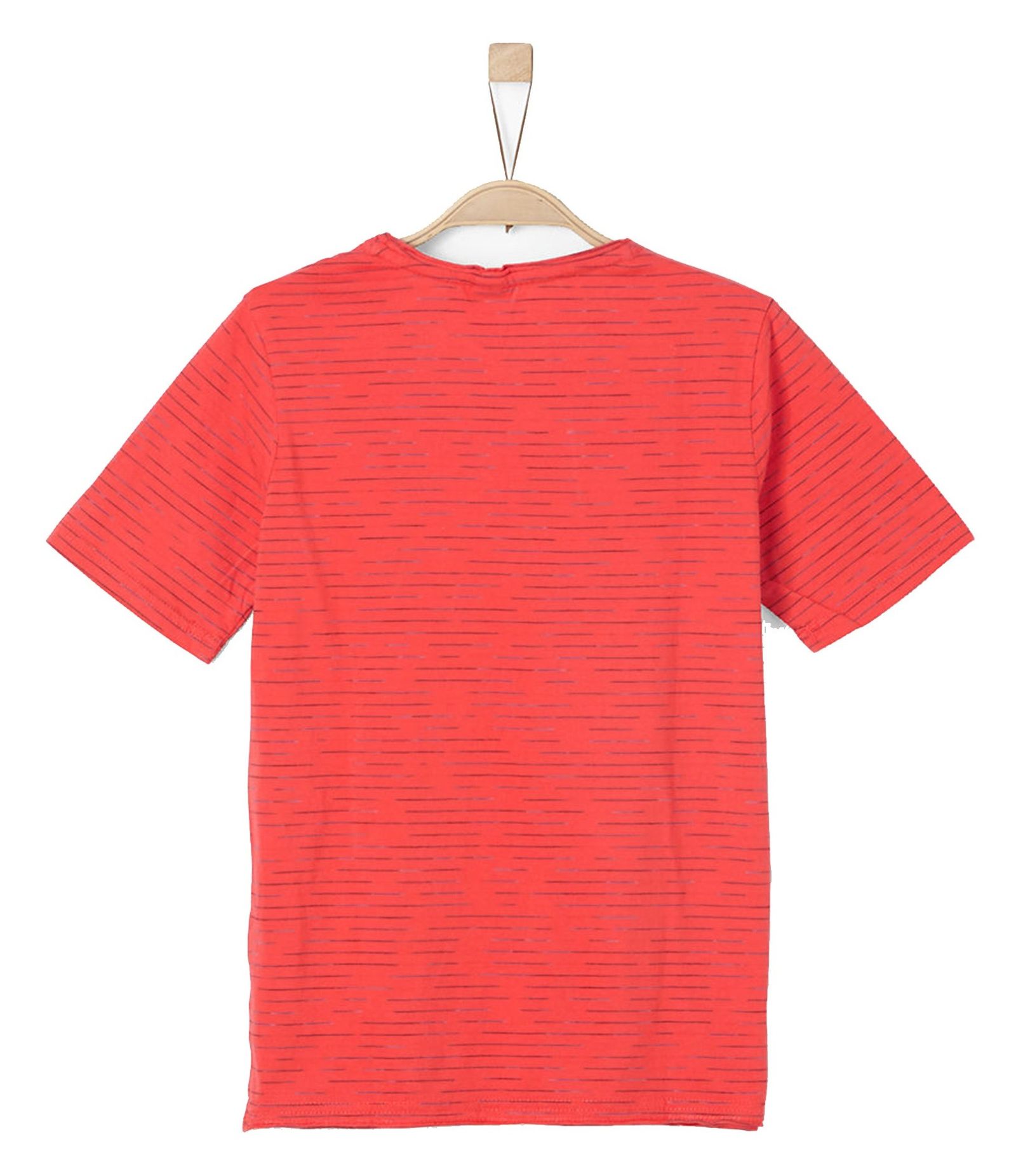 تی شرت نخی یقه گرد پسرانه - اس.اولیور - قرمز - 3
