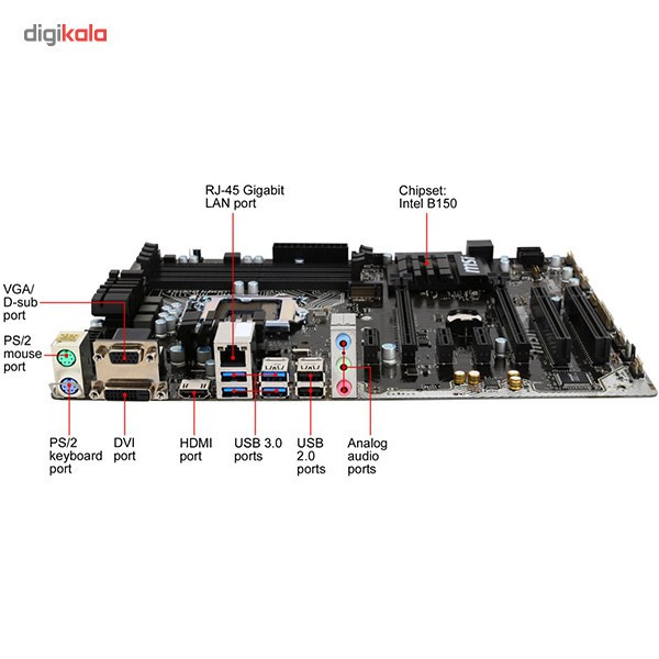 مادربرد ام اس آی مدل B150 PC MATE