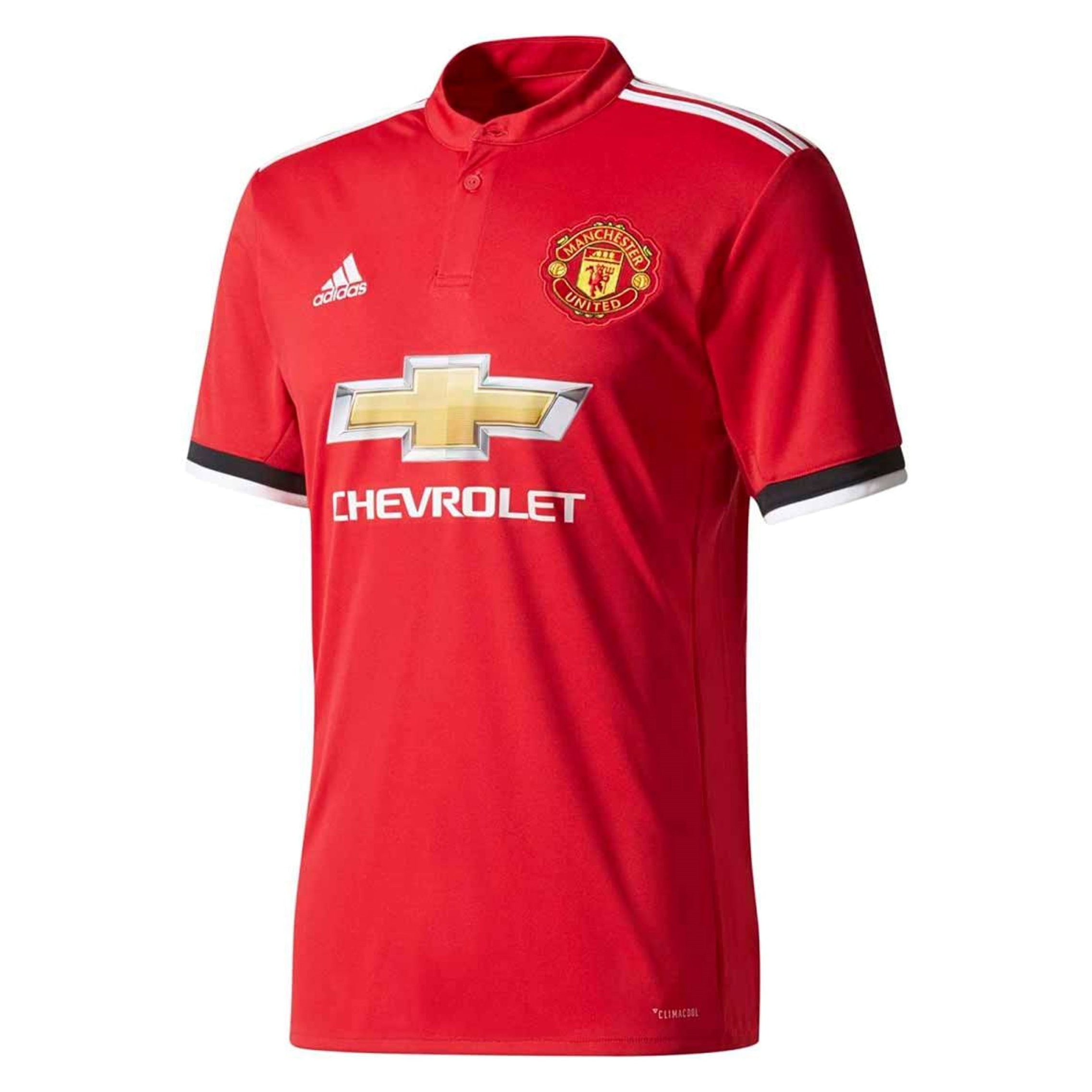 تی شرت ورزشی یقه ایستاده مردانه Manchester United Home Replica - آدیداس