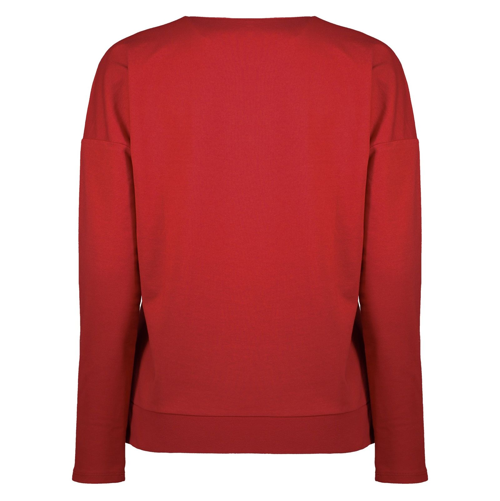 تی شرت نخی یقه گرد زنانه - کوتون - قرمز - 3