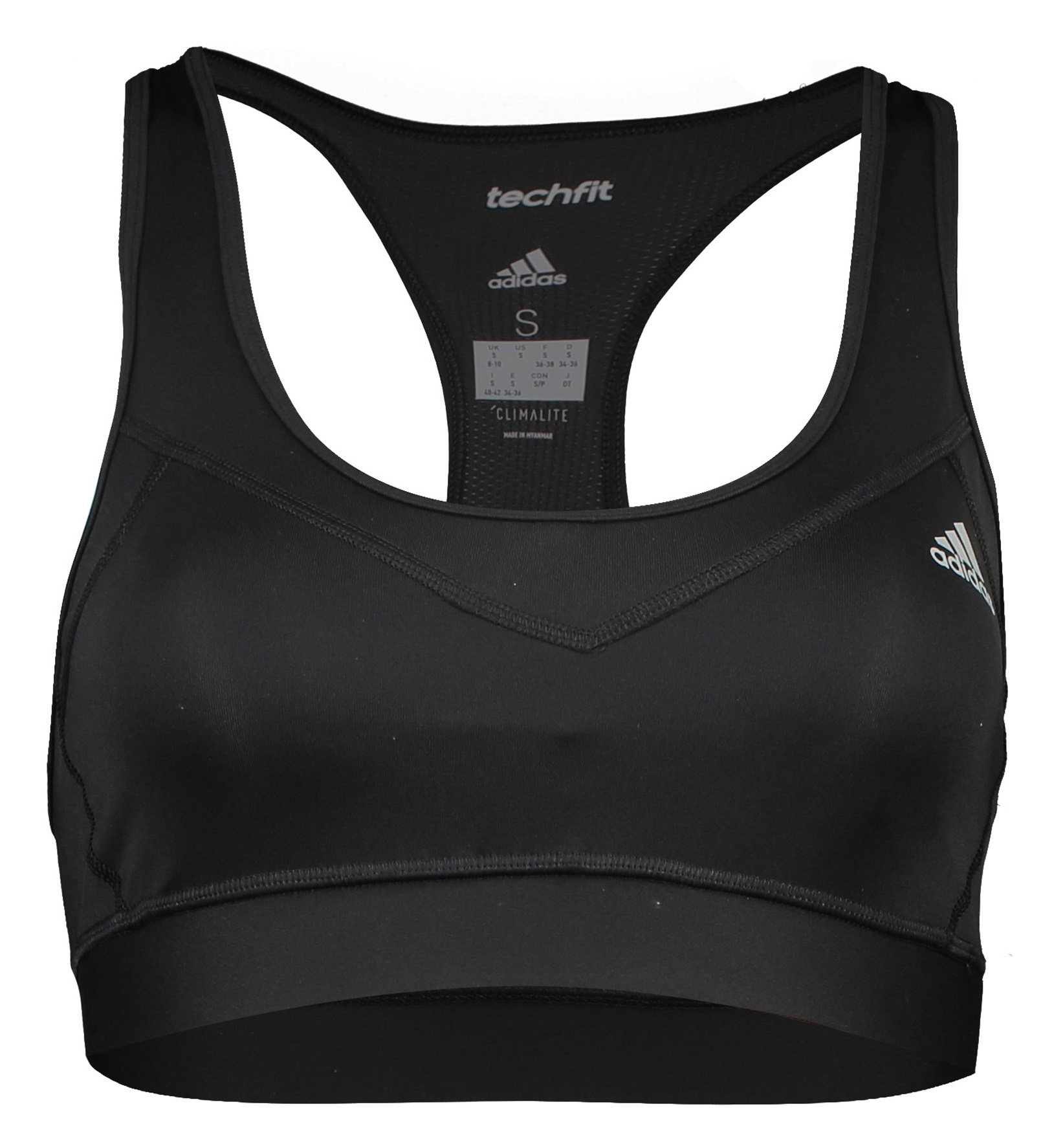 نیم تنه ورزشی ساده زنانه Techfit Mc Pr2 - آدیداس