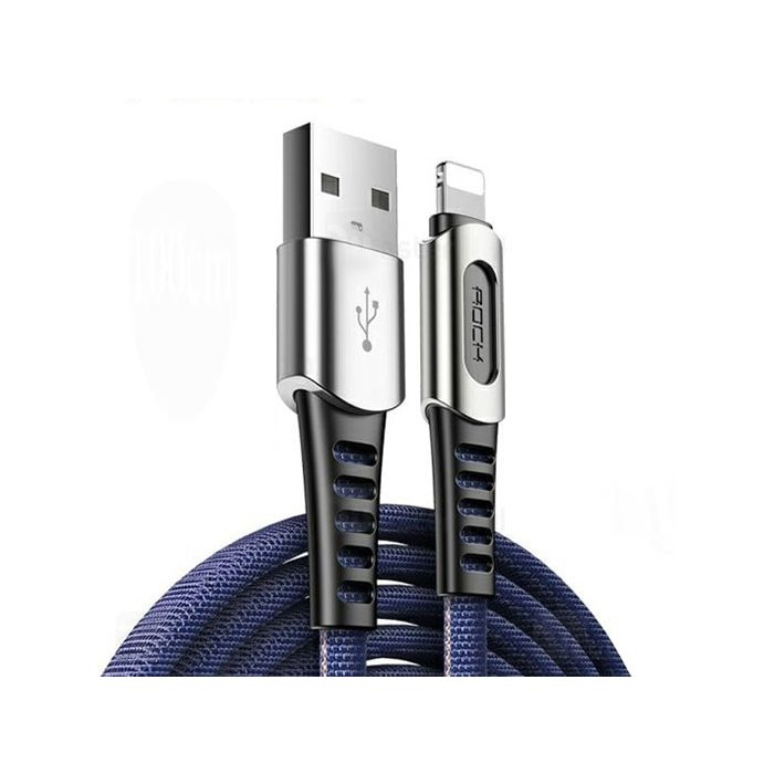 کابلل تبدیل USB به لایتنینگ راک مدل RCB-0694 طول 1 متر