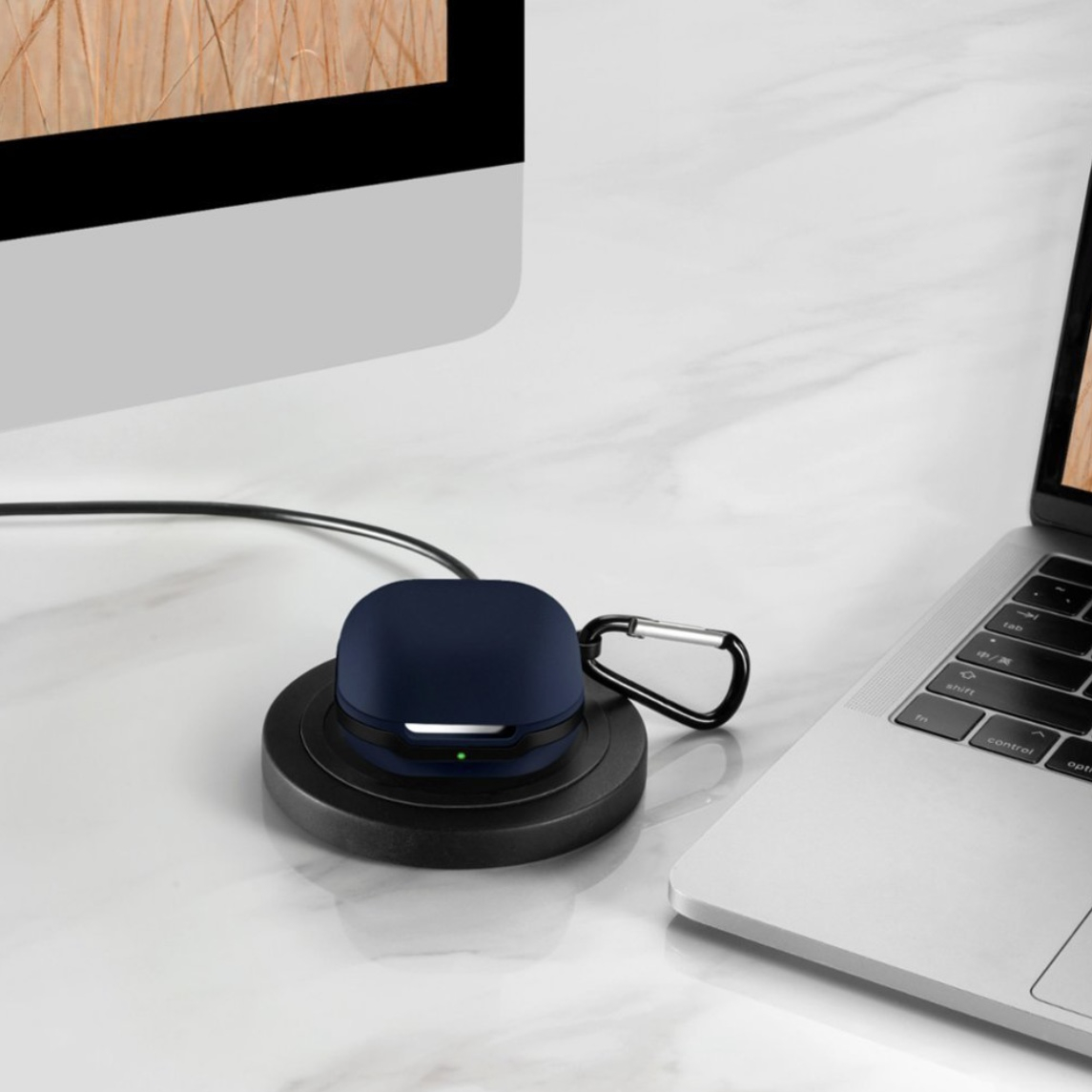 کاور مدل silic+steel مناسب برای هندزفری بلوتوثی سامسونگ Galaxy buds2/buds pro/buds live