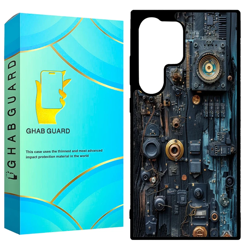 کاور قاب گارد طرح تکنولوژی مدل GCHPD24U مناسب برای گوشی موبایل سامسونگ Galaxy S24 Ultra 5G
