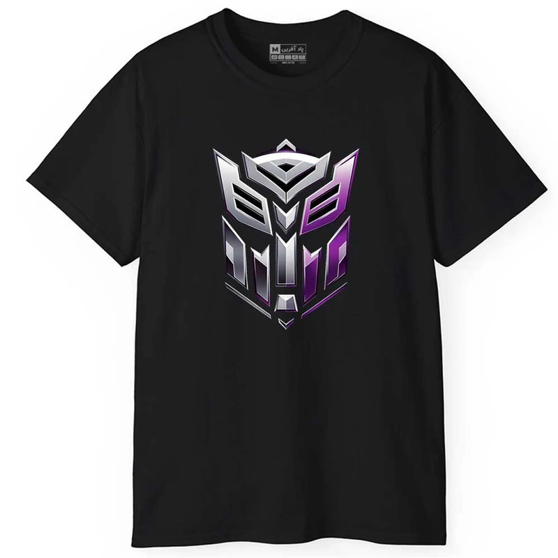 تی شرت آستین کوتاه مردانه پاد آفرین مدل اسپرت طرح ربات کد 01131