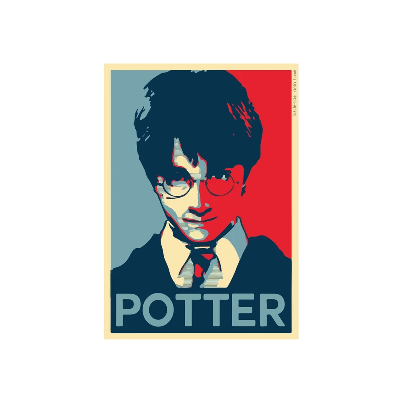 برچسب لپ تاپ پویا مارکت طرح هری پاتر کد 1502