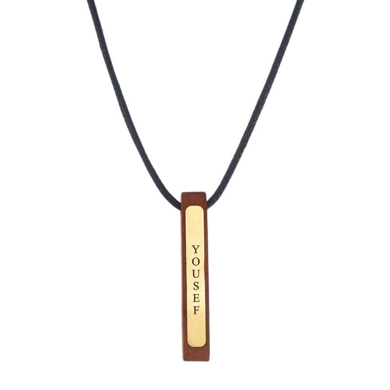 گردنبند طلا 18 عیار مردانه برند لیردا اسم یوسف 6644 گردنبند طلا 18 عیار مردانه برند لیردا اسم یوسف 6644