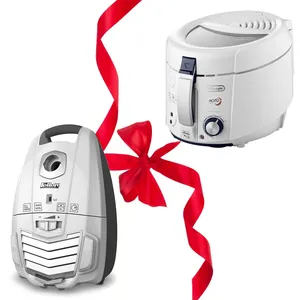 سرخ کن دلونگی مدل RotoFry F38436 و هدیه جاروبرقی فلر مدل VC207