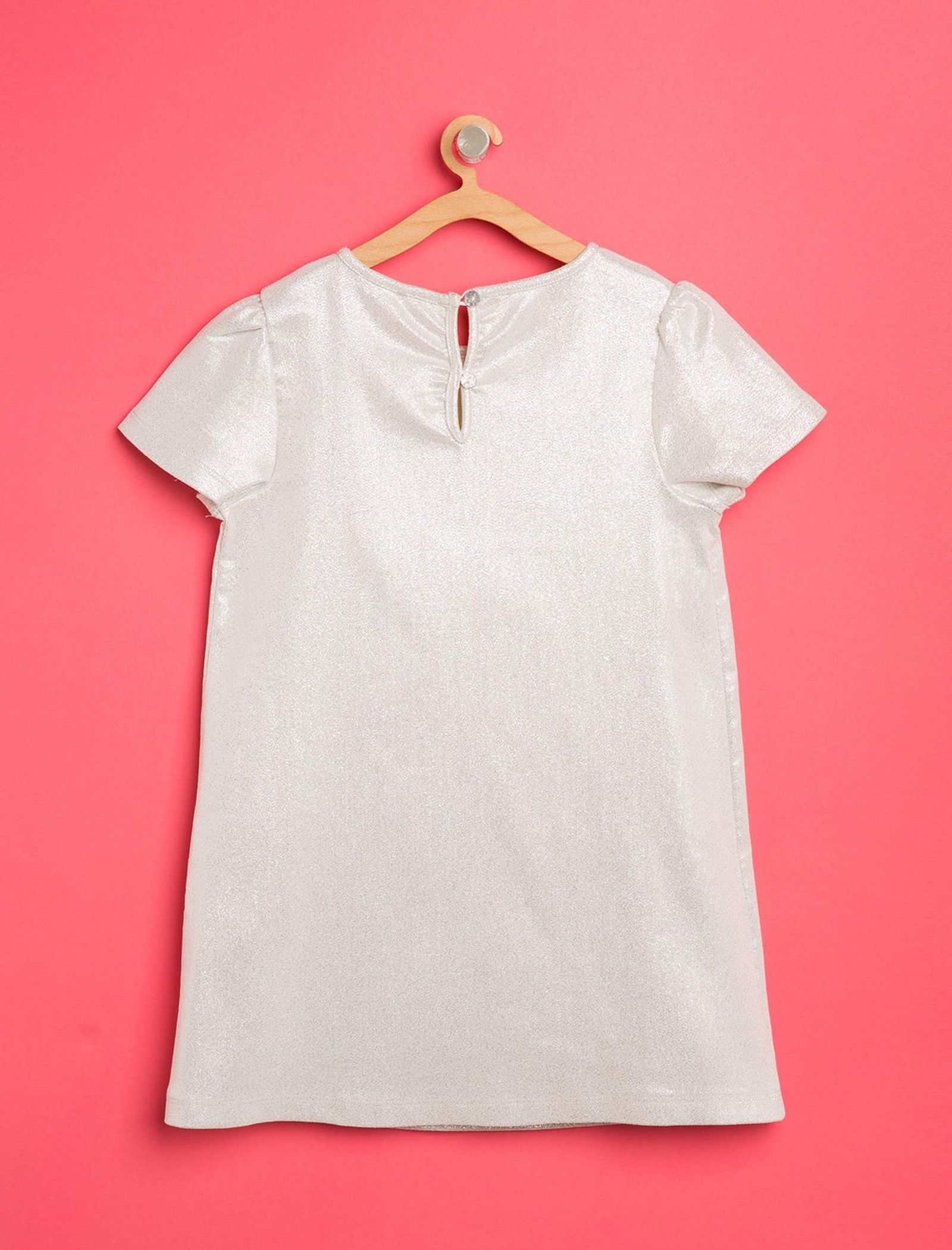پیراهن روزمره دخترانه - کوتون - طوسي روشن - 3