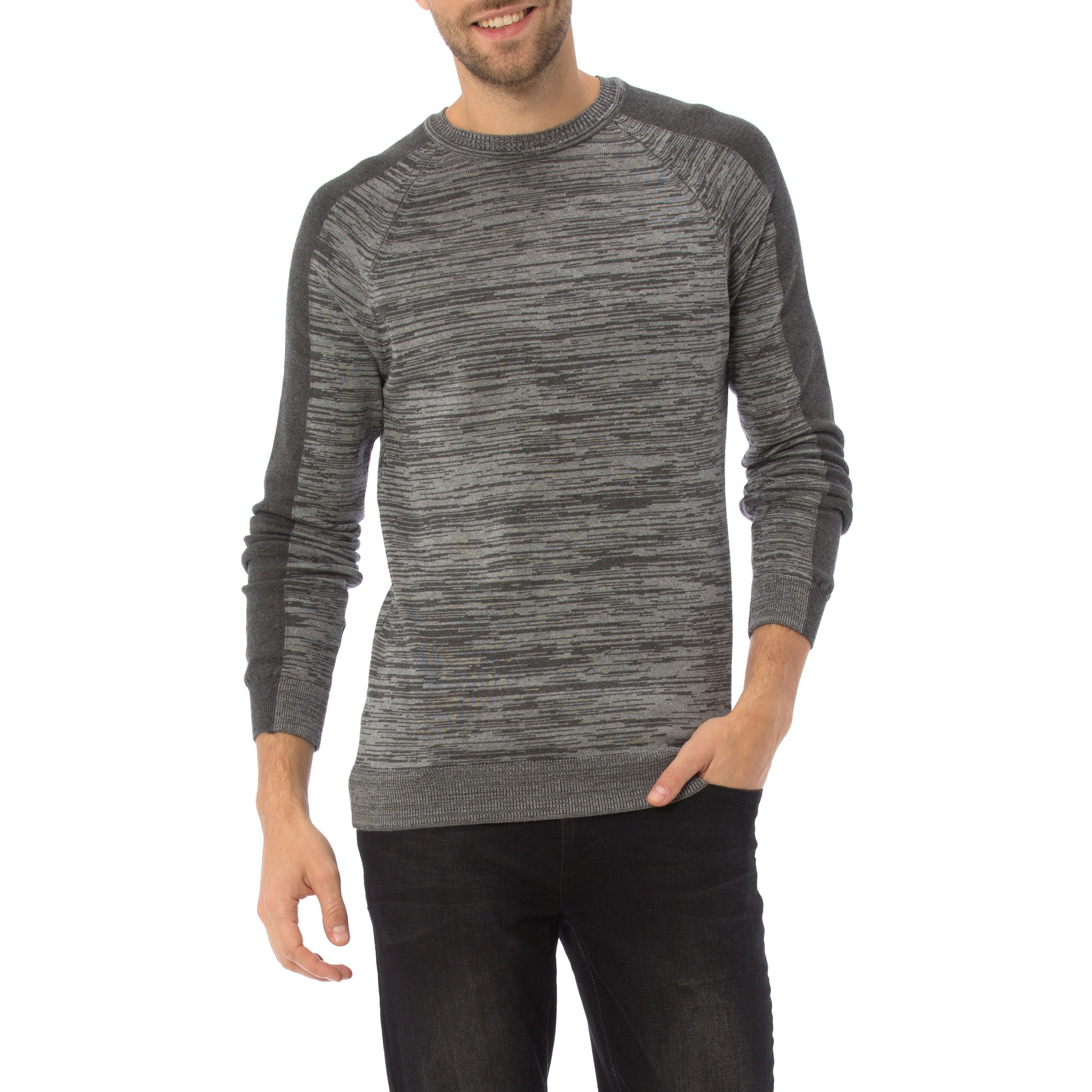 پلیور نخی یقه گرد مردانه - ال سی وایکیکی