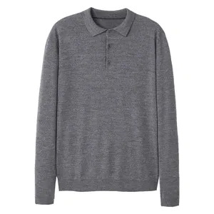 پلیور پشمی یقه برگردان مردانه - مانگو