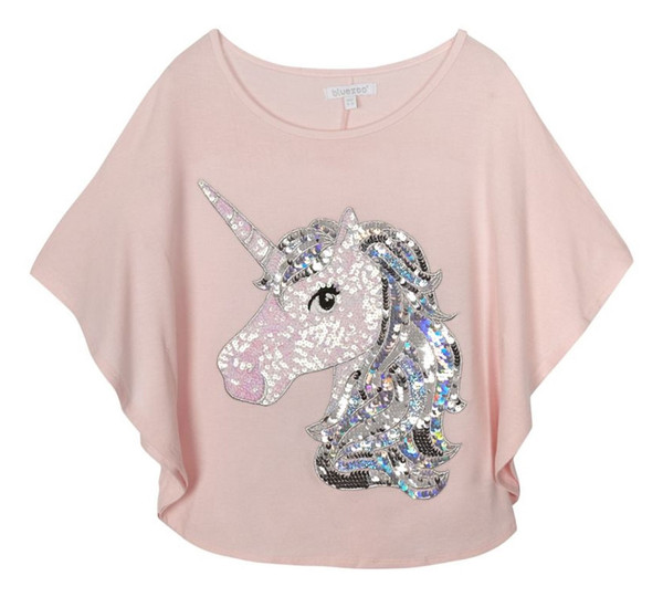 تی شرت ویسکوز یقه گرد دخترانه - بلوزو