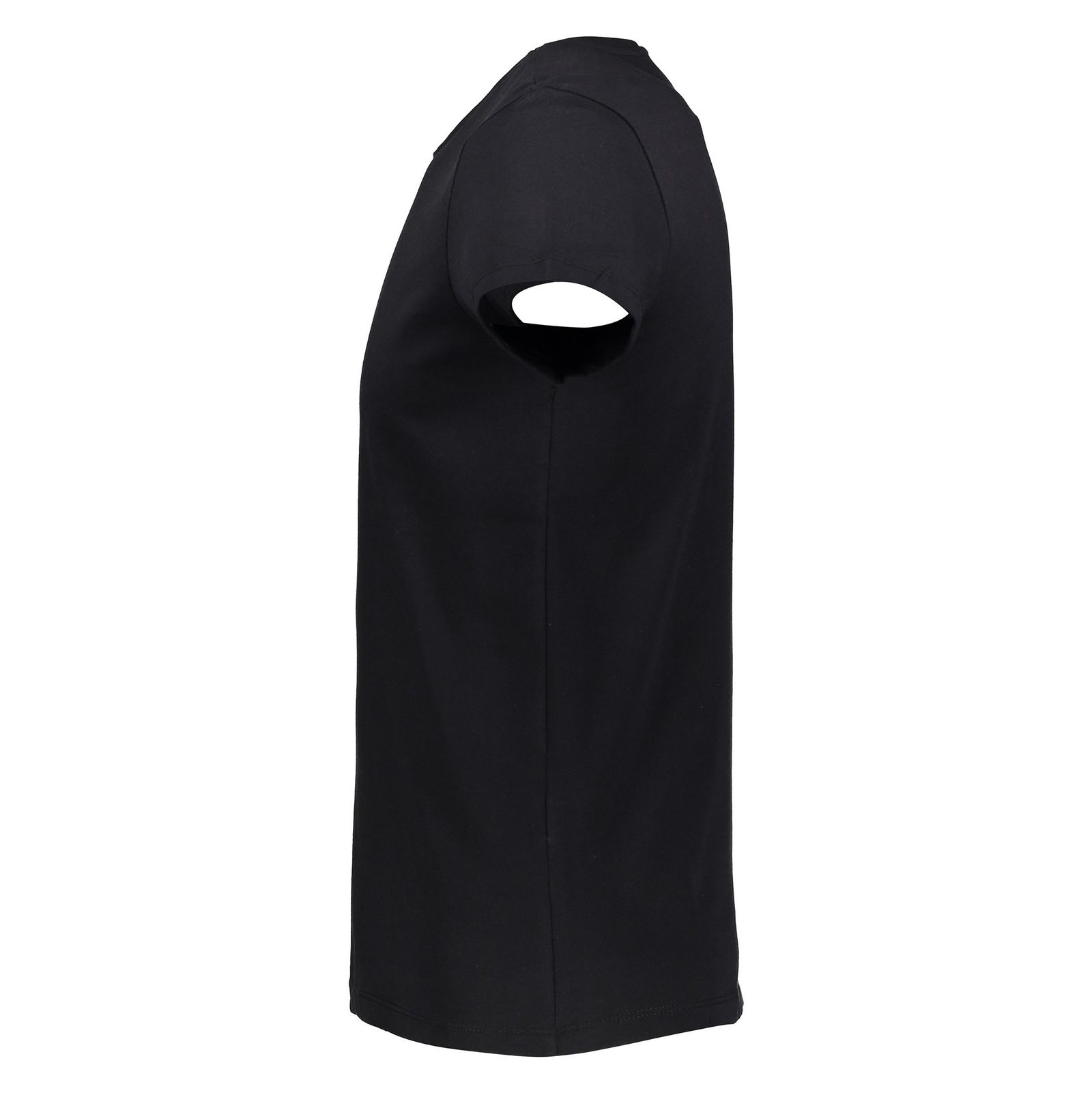 تی شرت نخی یقه گرد مردانه - کوتون - مشکي - 4