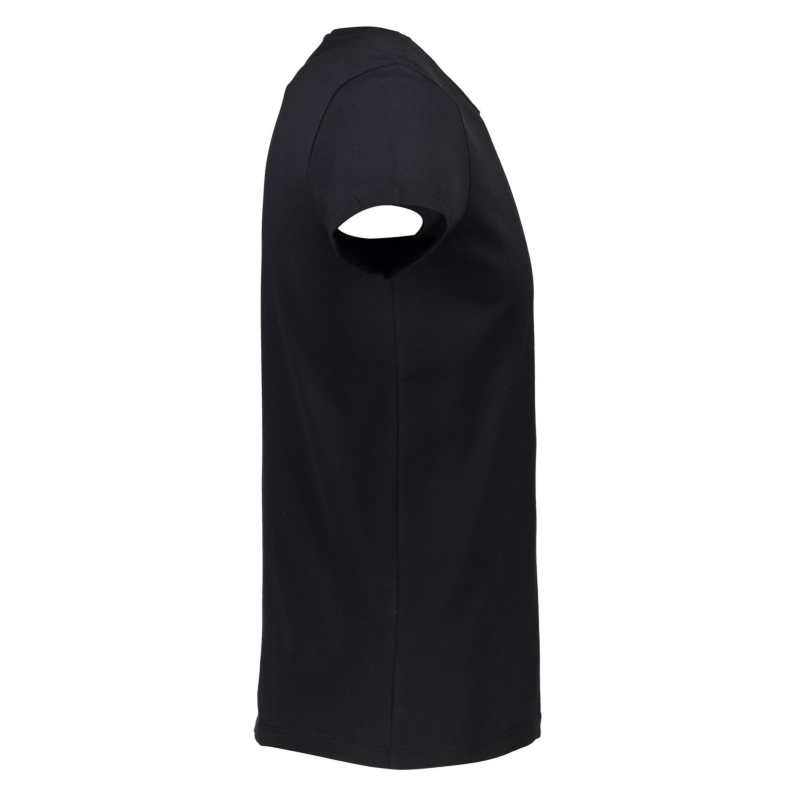 تی شرت نخی یقه گرد مردانه - کوتون - مشکي - 5