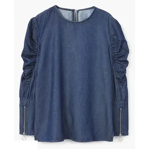 بلوز یقه گرد زنانه - مانگو