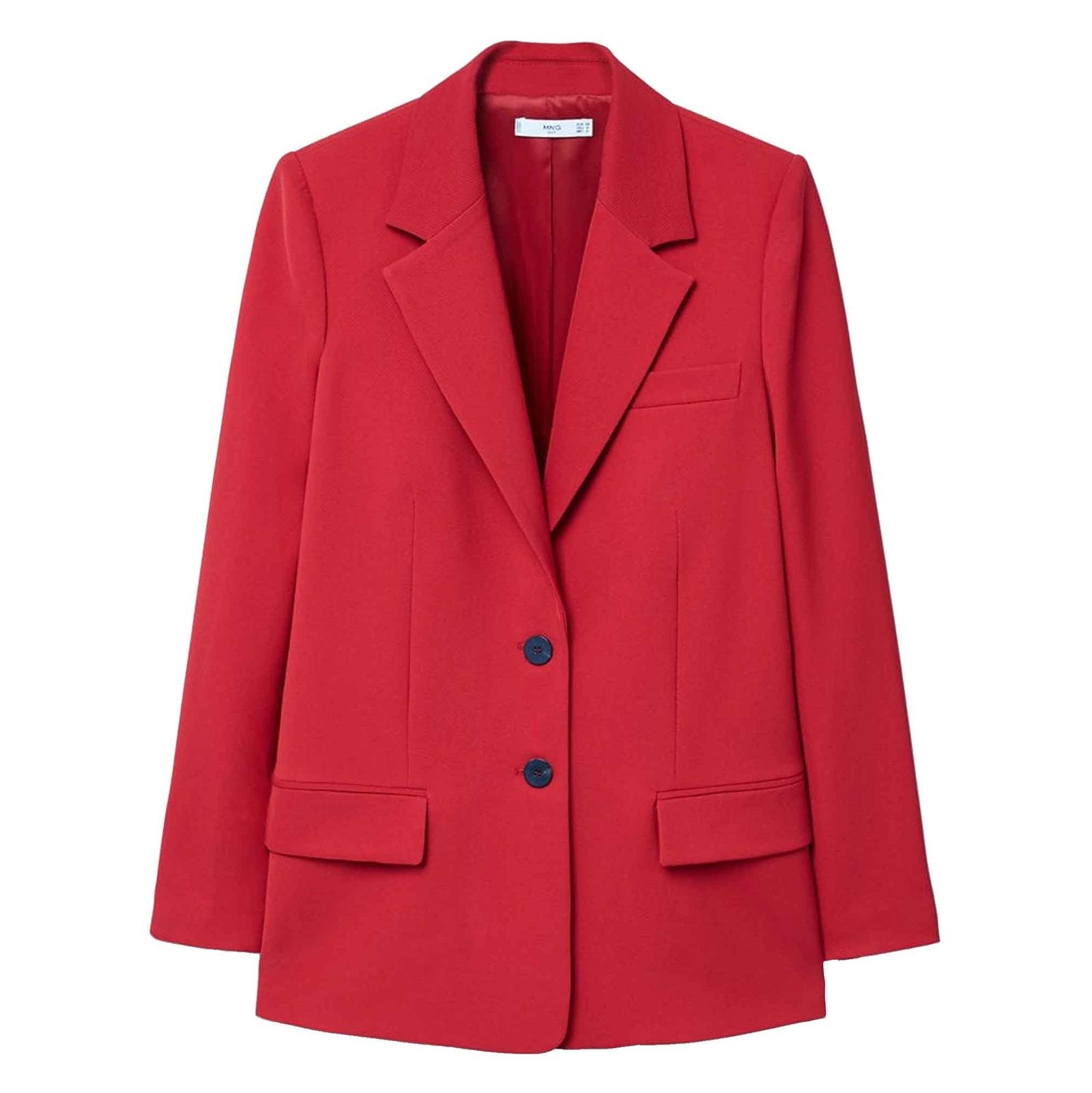 کت بلند زنانه - مانگو - قرمز - 1