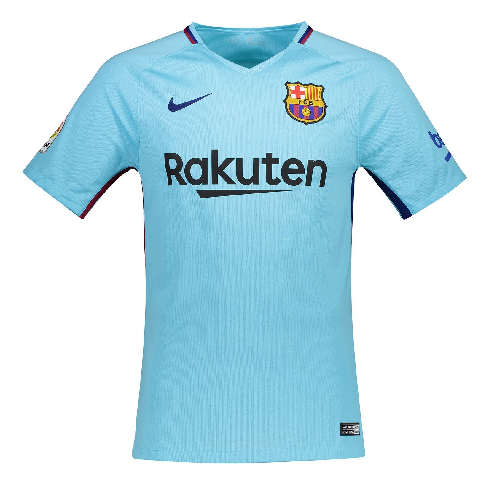 تی شرت ورزشی یقه هفت مردانه Barcelona Away - نایکی