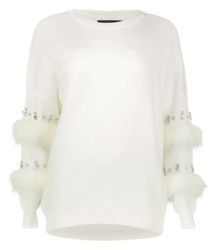 پلیور ویسکوز یقه گرد زنانه - کوییز