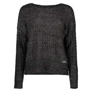 پلیور نخی یقه گرد زنانه Nebraska Cable - سوپردرای