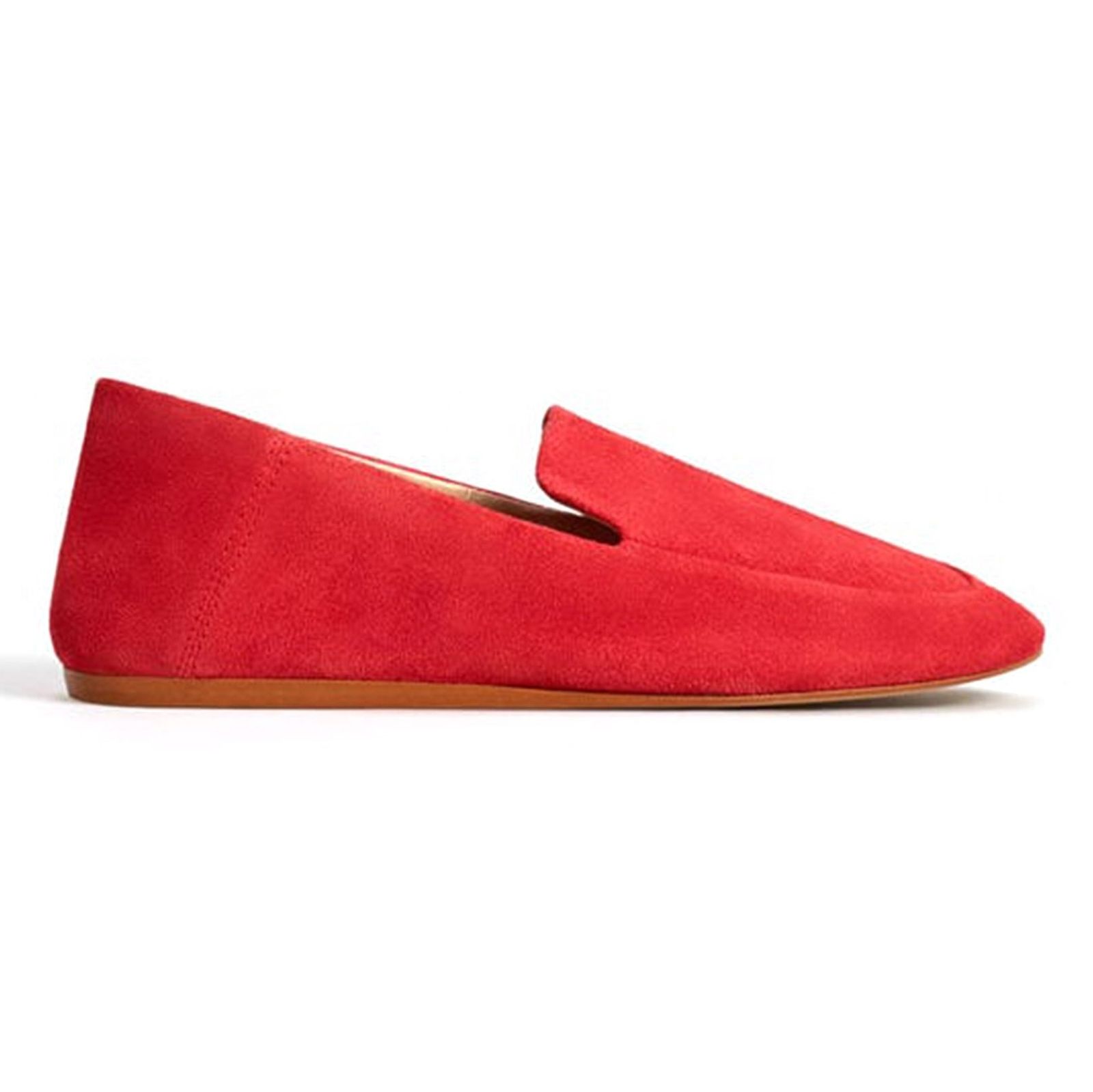 کفش تخت جیر دخترانه - مانگو - قرمز - 2
