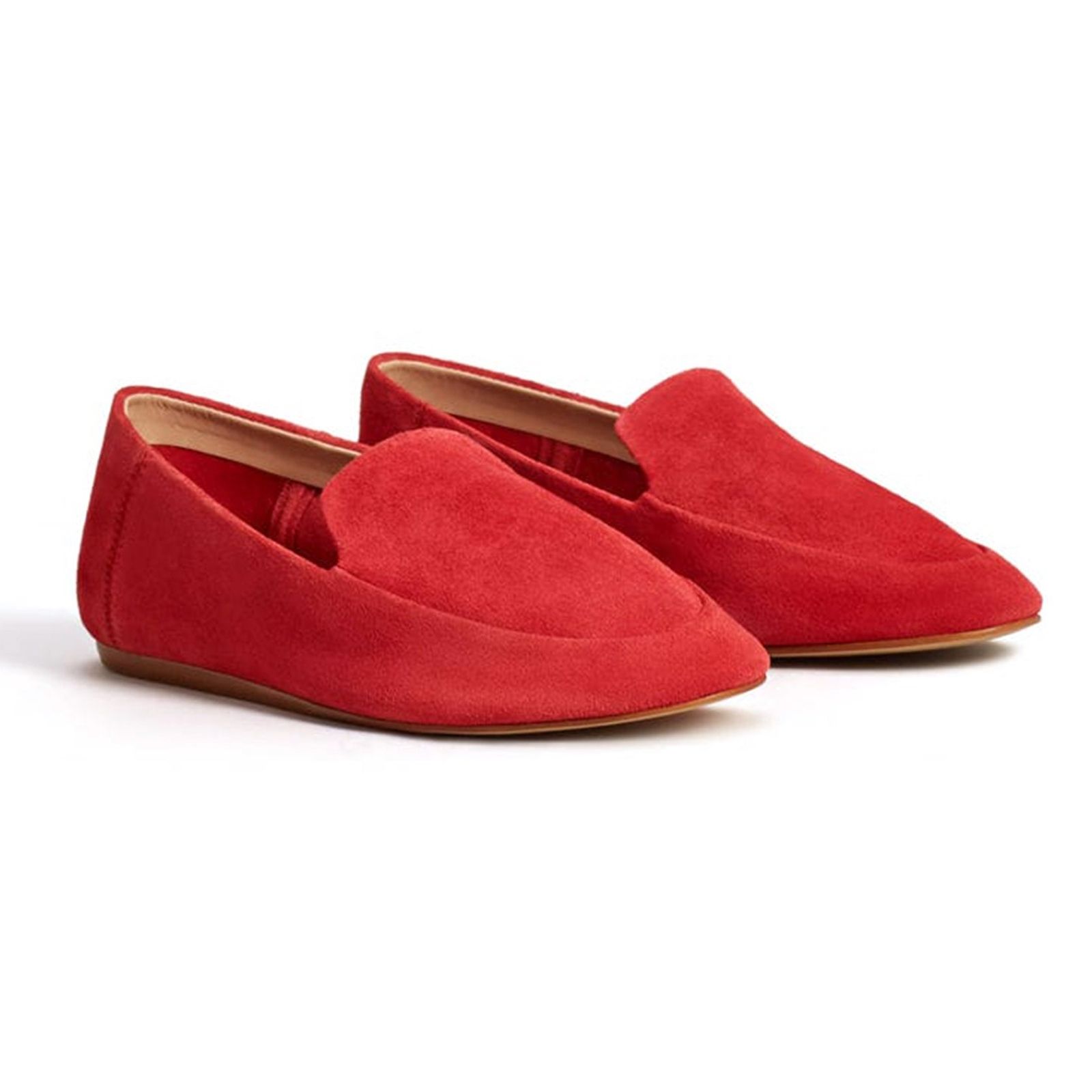 کفش تخت جیر دخترانه - مانگو - قرمز - 3