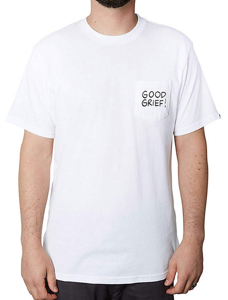 تی شرت نخی یقه گرد مردانه Good Grief Pocket - ونس