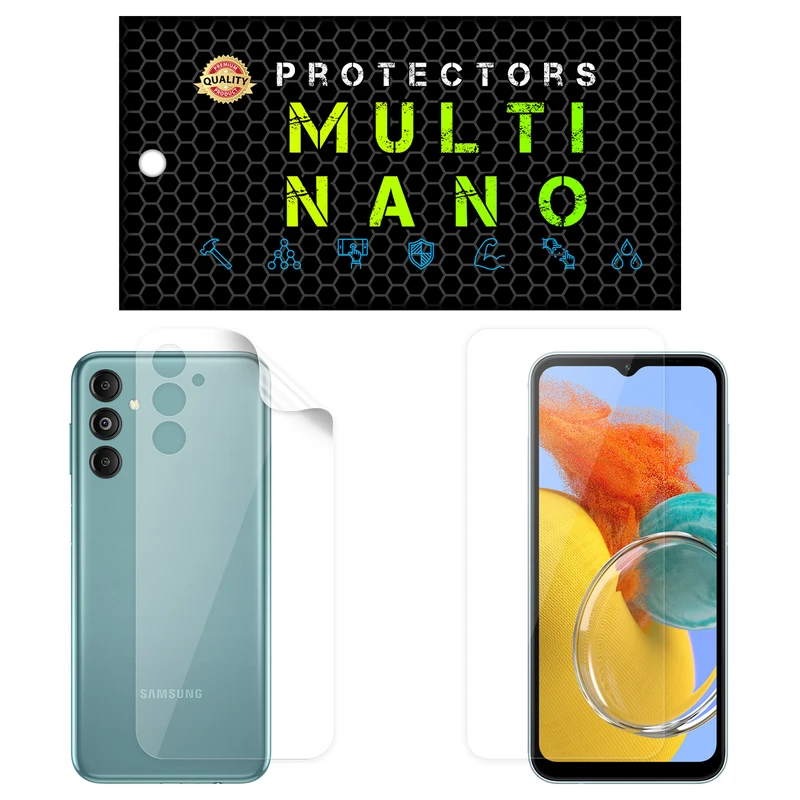  محافظ صفحه نمایش مولتی نانو مدل X-SFT مناسب برای گوشی موبایل سامسونگ Galaxy M14 به همراه محافظ پشت